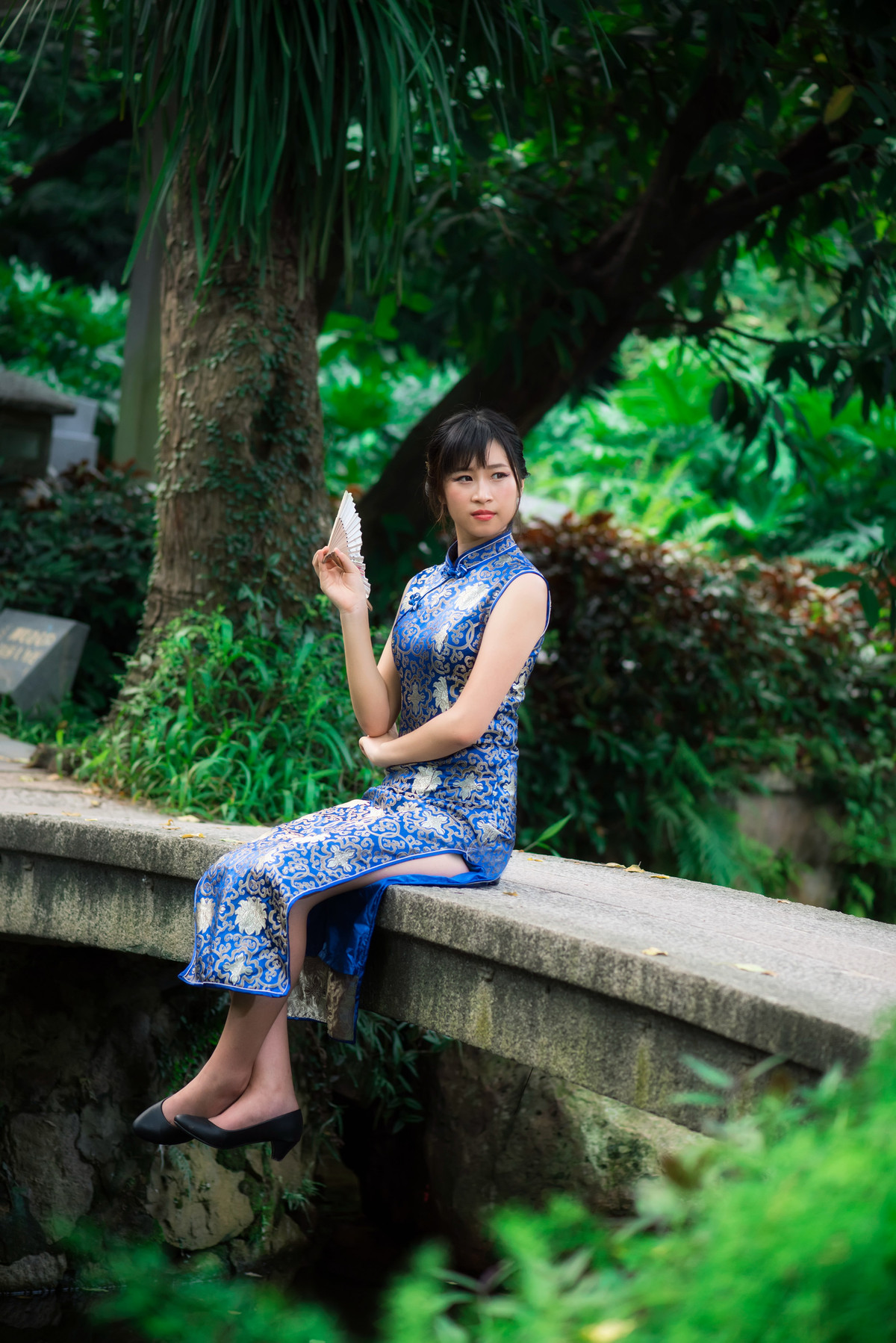 105微距镜拍人像也是杠杠的青花之美