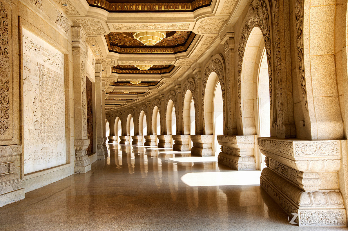 南京牛首山佛顶宫外景风光掠影