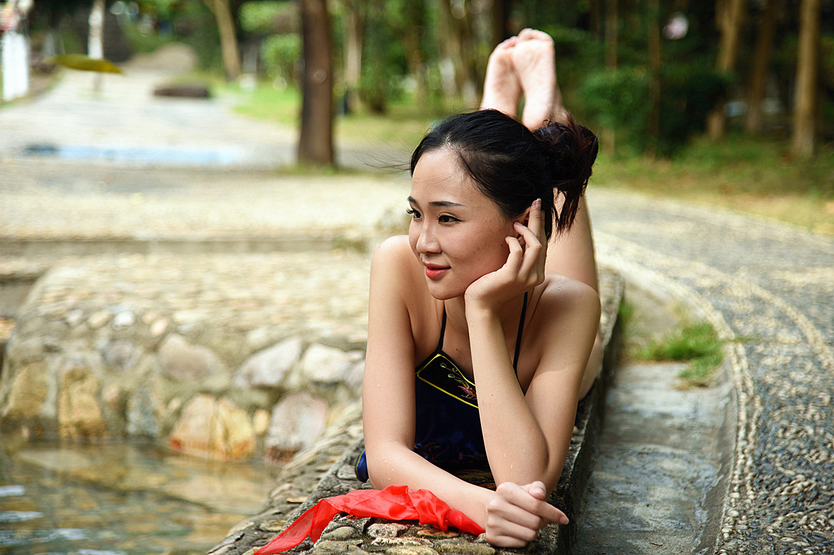 1024新丰慈善助学和摄影外拍两天活动温泉美女