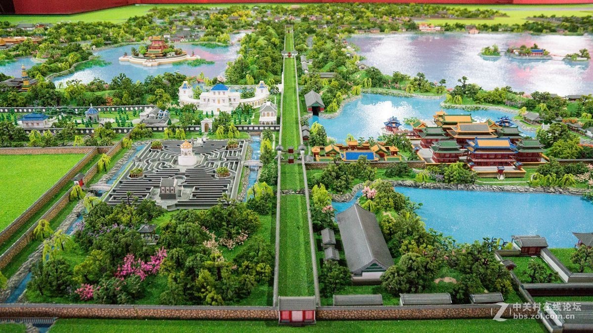 圆明园之五---原景最新沙盘模型