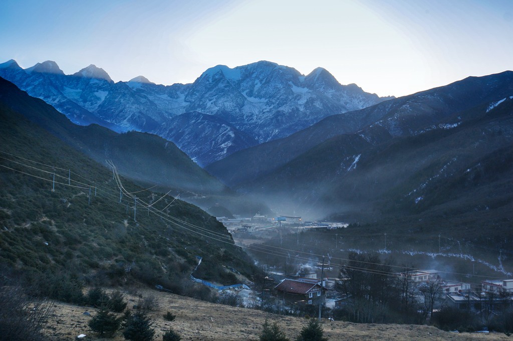 周末出去爬山