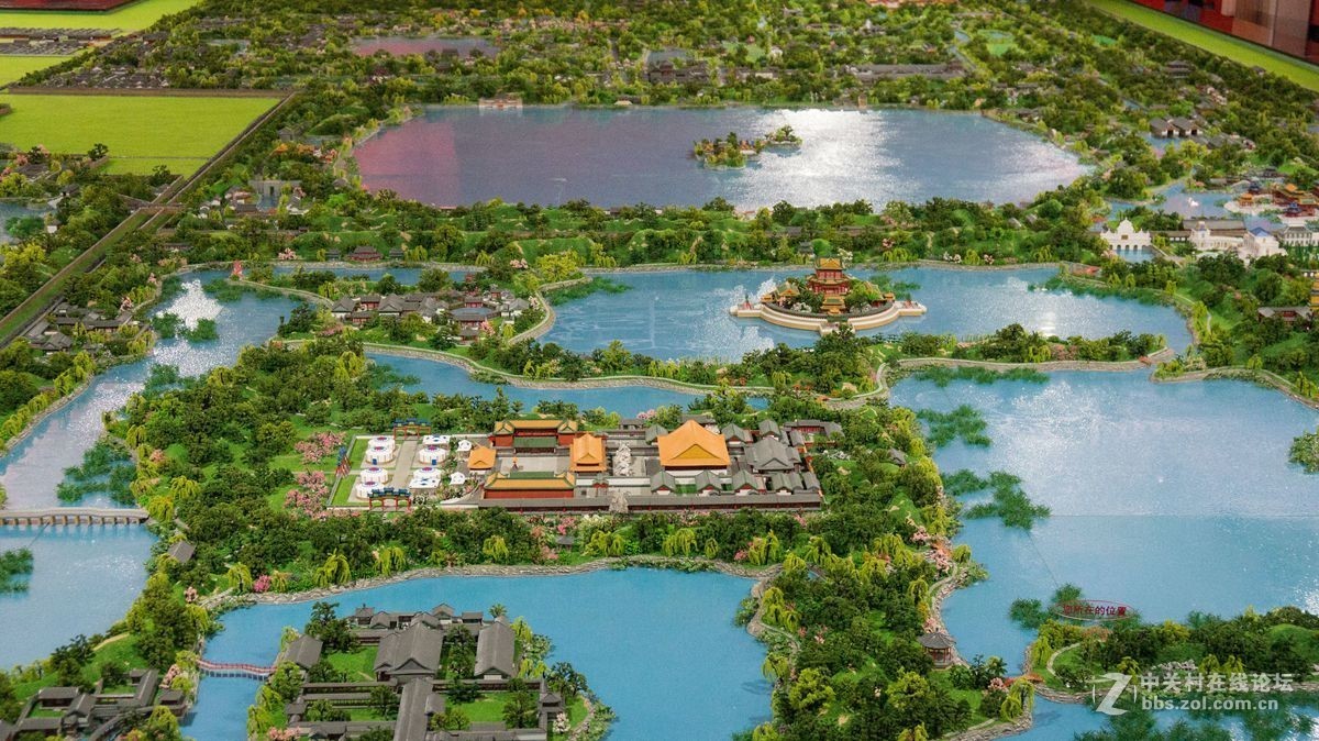 圆明园之五原景最新沙盘模型