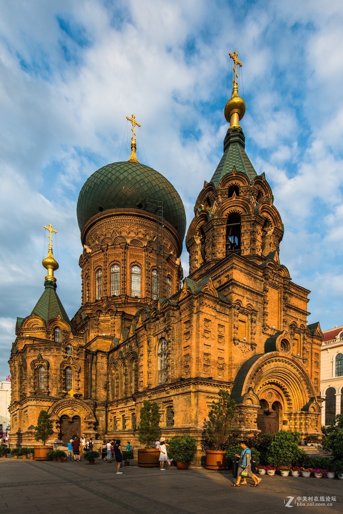 哈尔滨圣索菲亚教堂风光