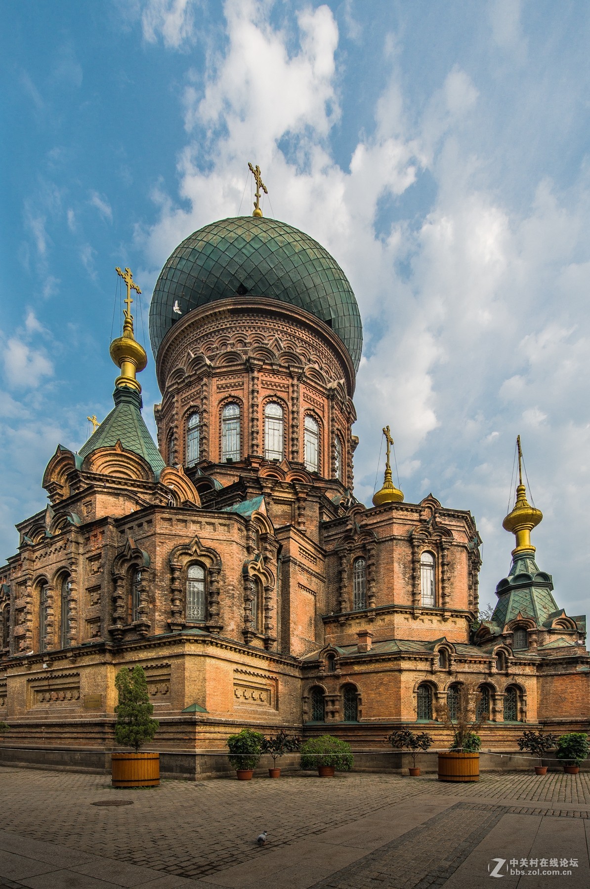 哈尔滨圣索菲亚教堂风光
