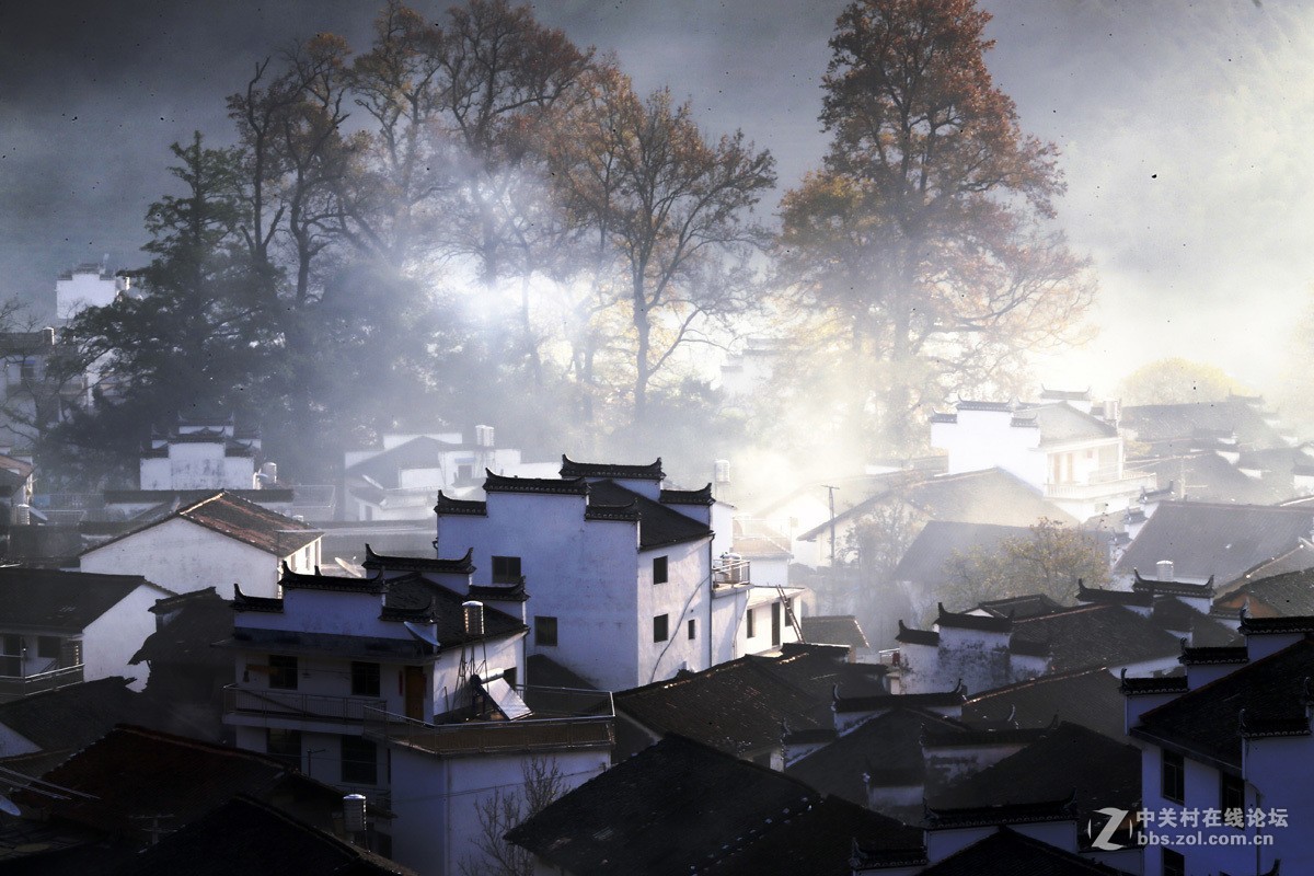 江西省婺源县古坦乡境内程村的风采