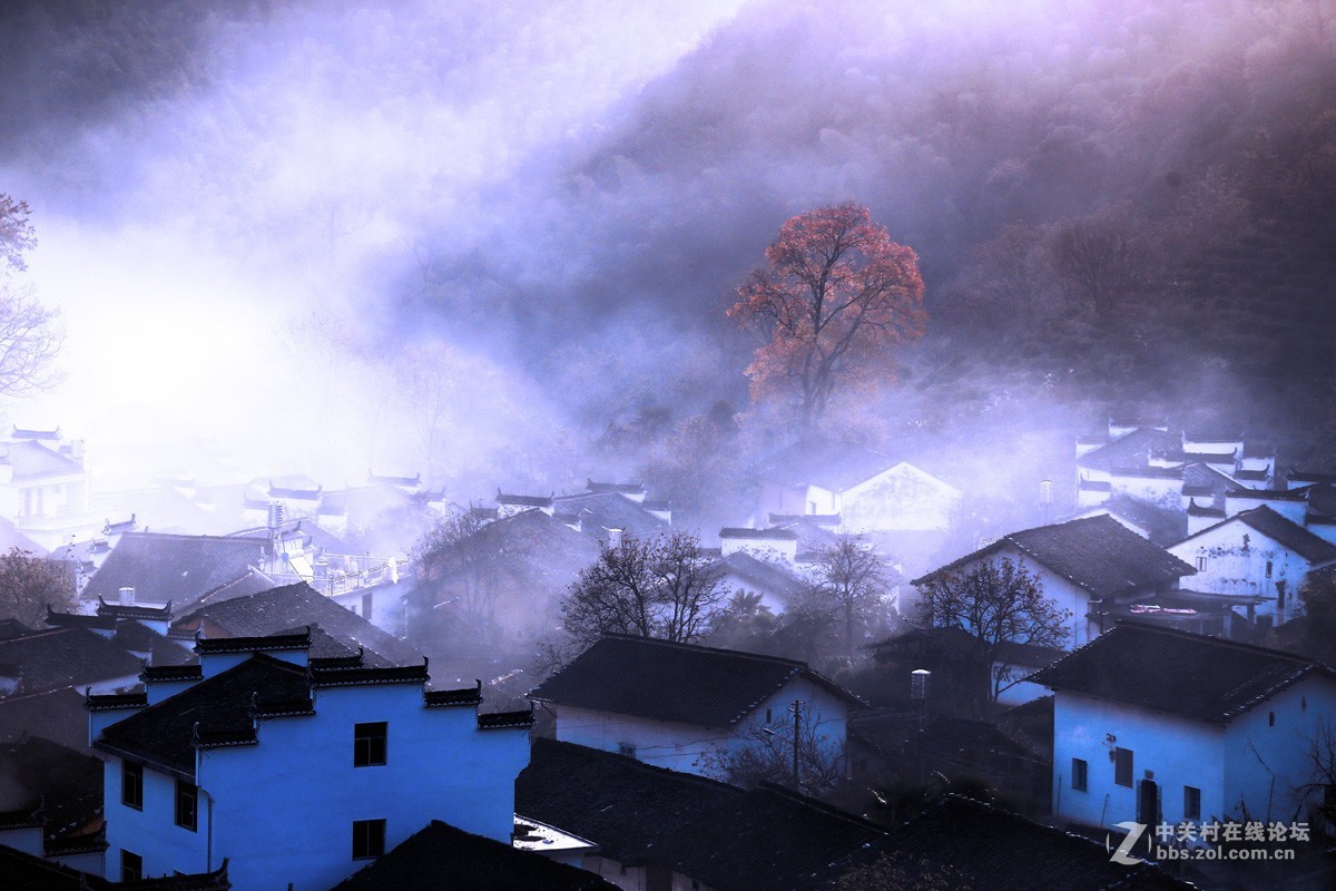 江西省婺源县古坦乡境内程村的风采