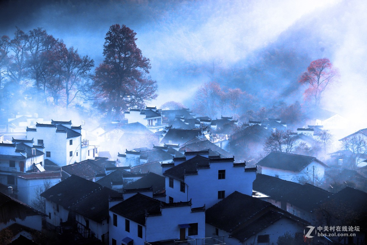 江西省婺源县古坦乡境内程村的风采