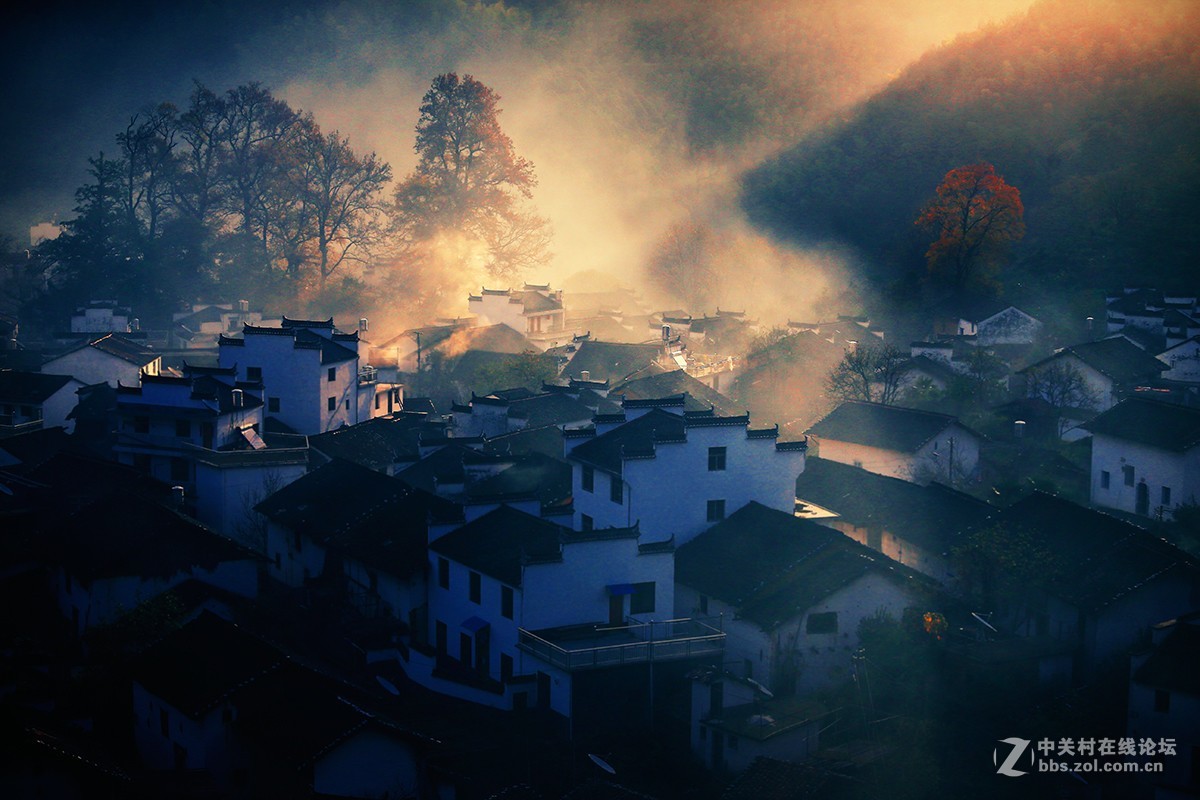 江西省婺源县古坦乡境内程村的风采