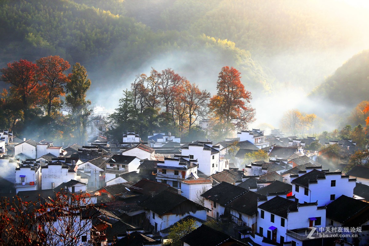 江西省婺源县古坦乡境内程村的风采