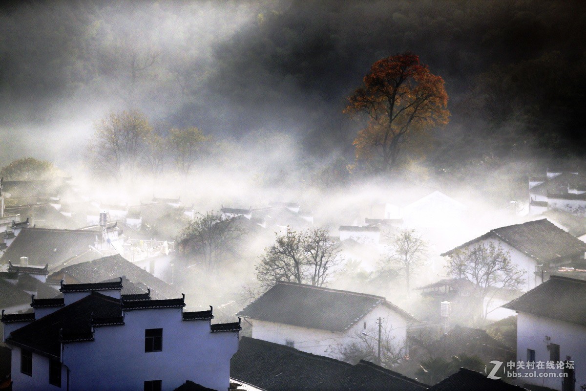 江西省婺源县古坦乡境内程村的风采