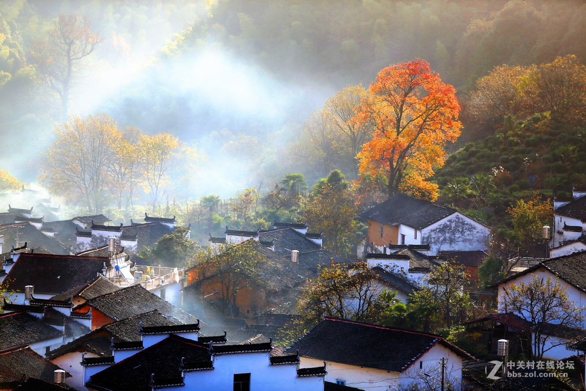 江西省婺源县古坦乡境内程村的风采