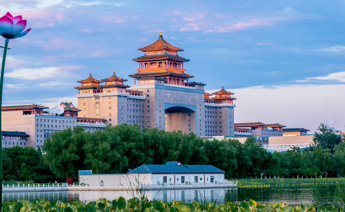 仿古建筑的北京西客站