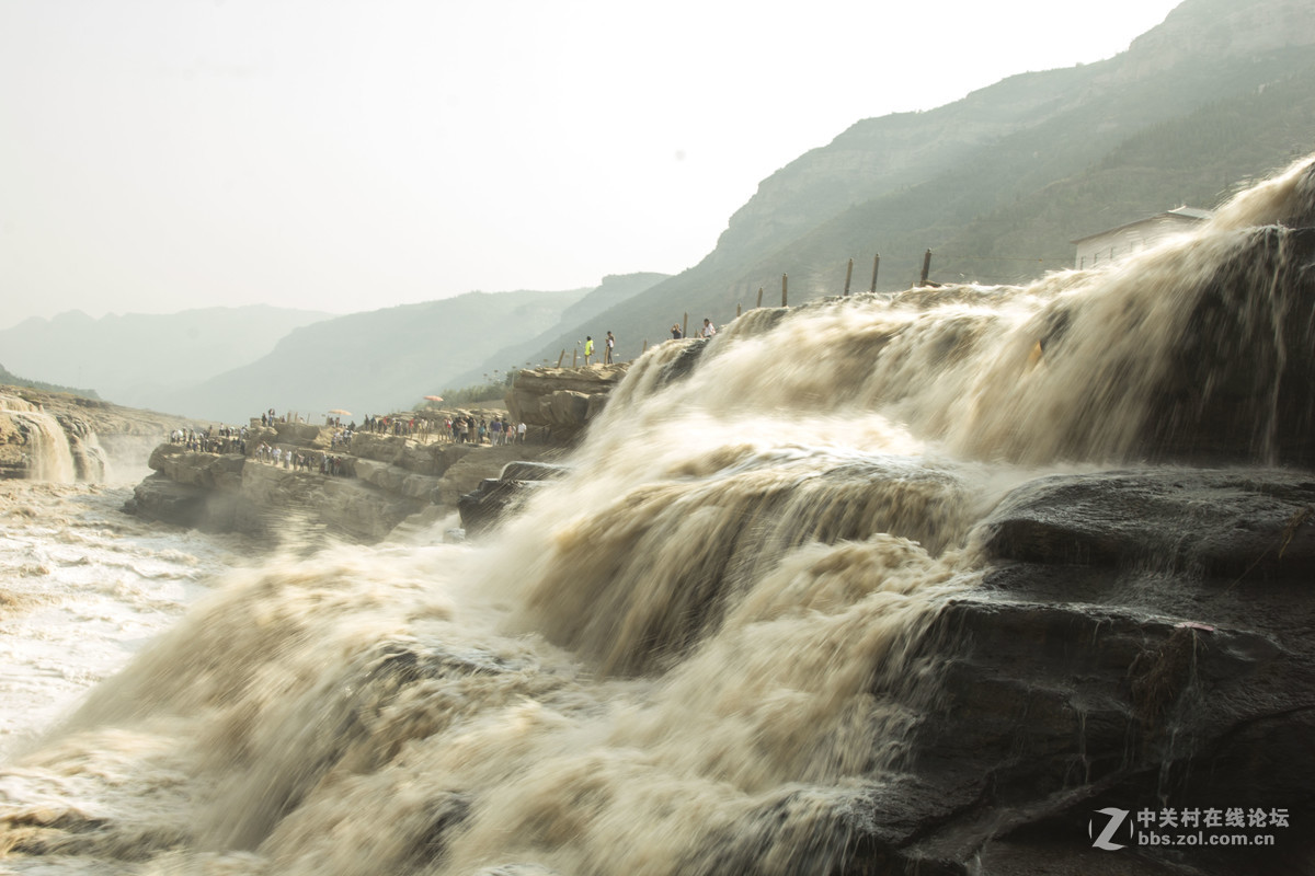 壶口瀑布 声势浩大