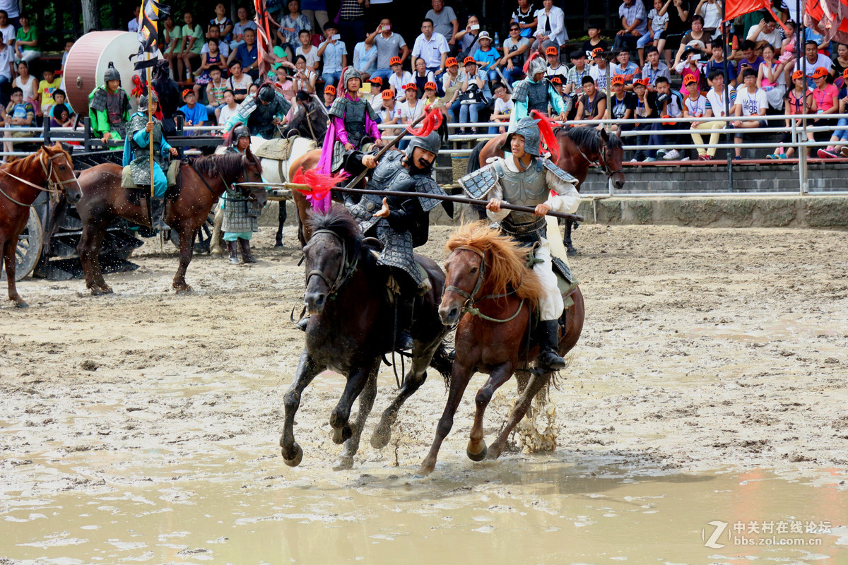 无锡三国城《三英战吕布》表演抓拍