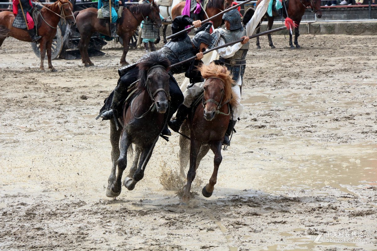 无锡三国城《三英战吕布》表演抓拍