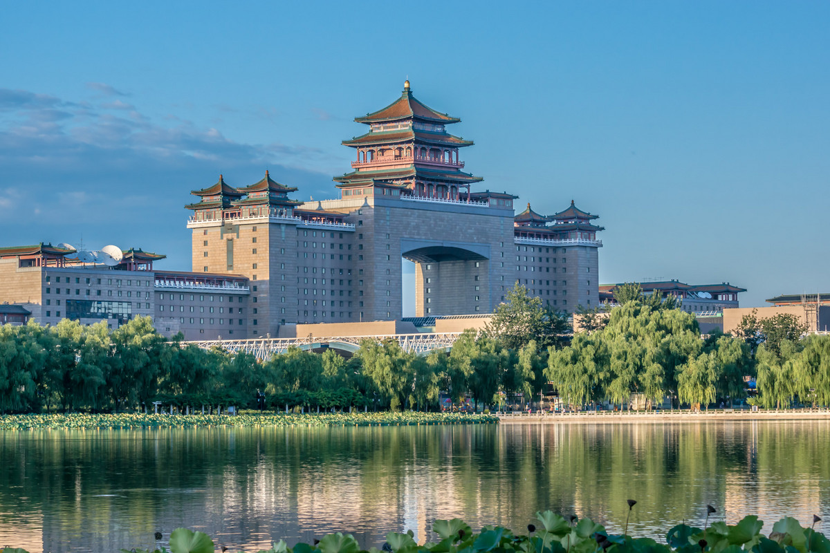 仿古建筑的北京西客站