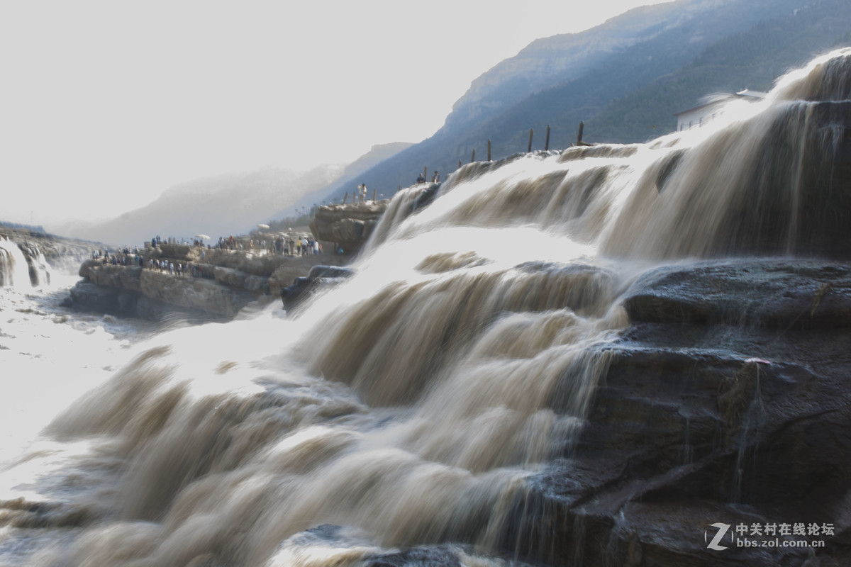 壶口瀑布 声势浩大