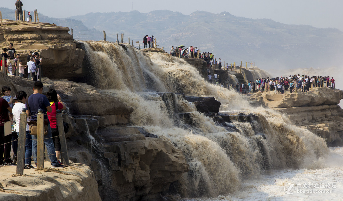 壶口瀑布 声势浩大