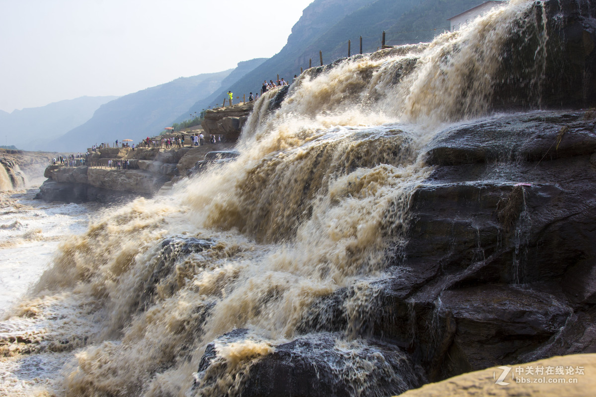 壶口瀑布 声势浩大