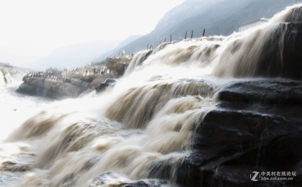 壶口瀑布 声势浩大