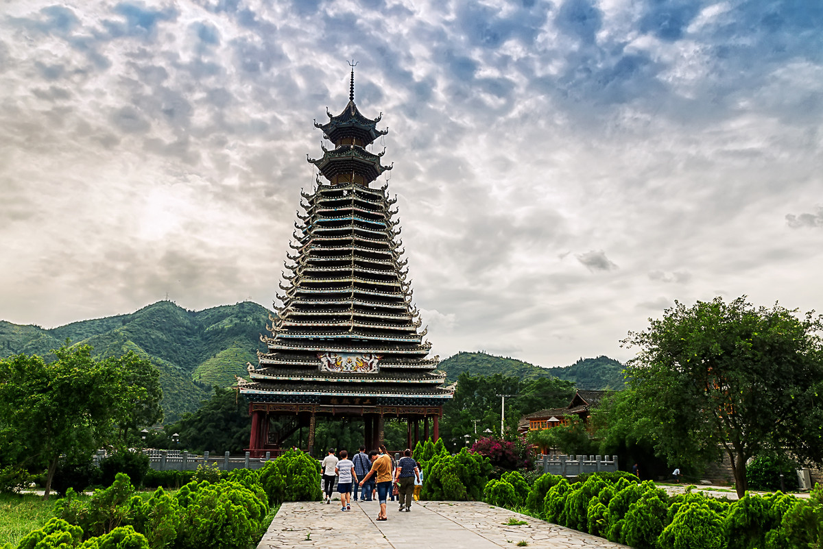 江南行84黔东南三宝侗寨建筑