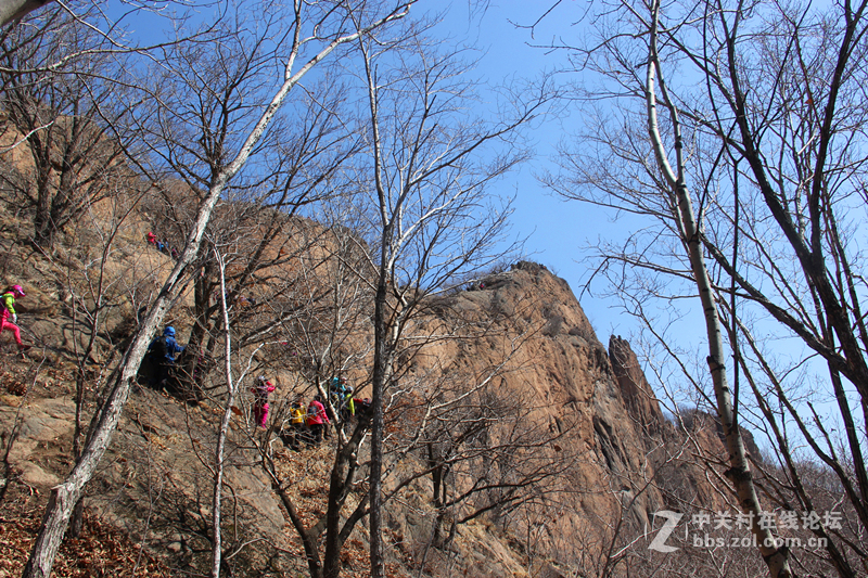 初春时节最佳登山季、吉林蛟河市小拉法山