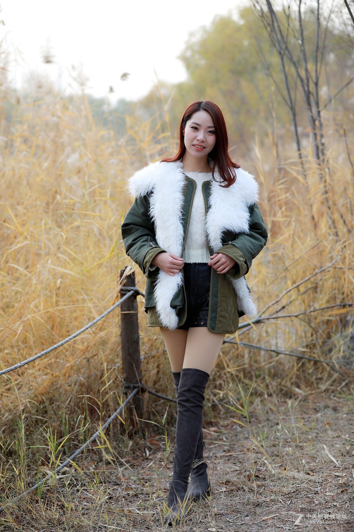 奥森公园秋拍人像