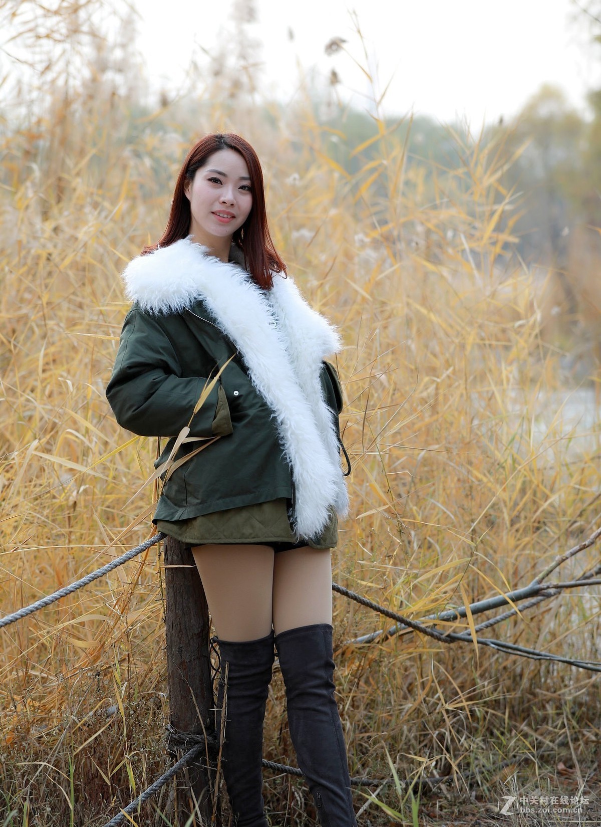 奥森公园秋拍人像