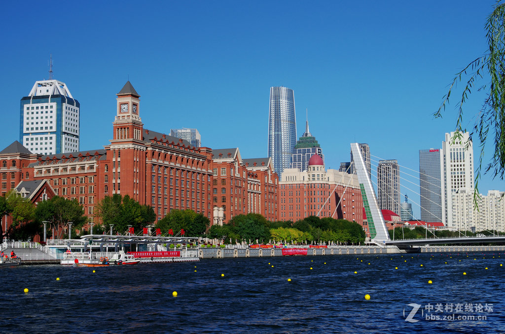 国庆采风海河边
