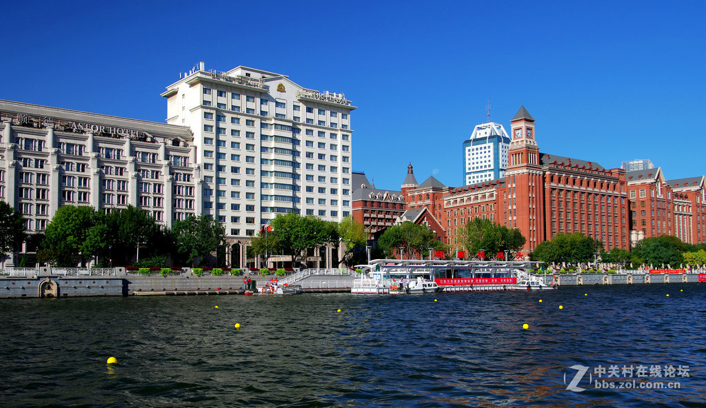 国庆采风海河边