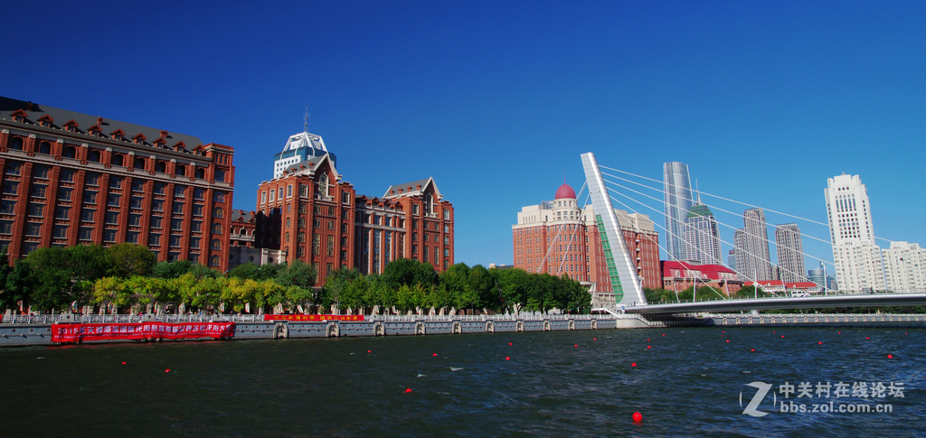 国庆采风海河边