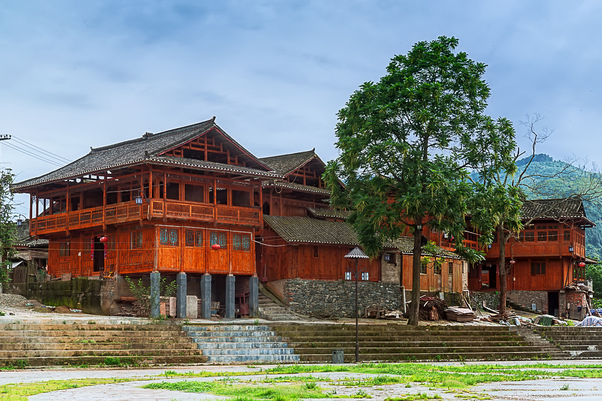 江南行84黔东南三宝侗寨建筑