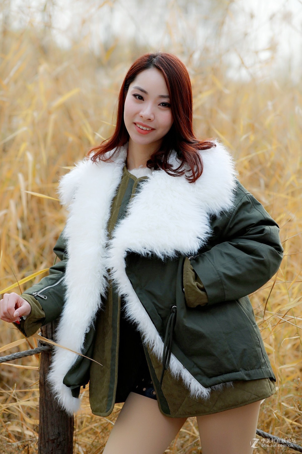 奥森公园秋拍人像