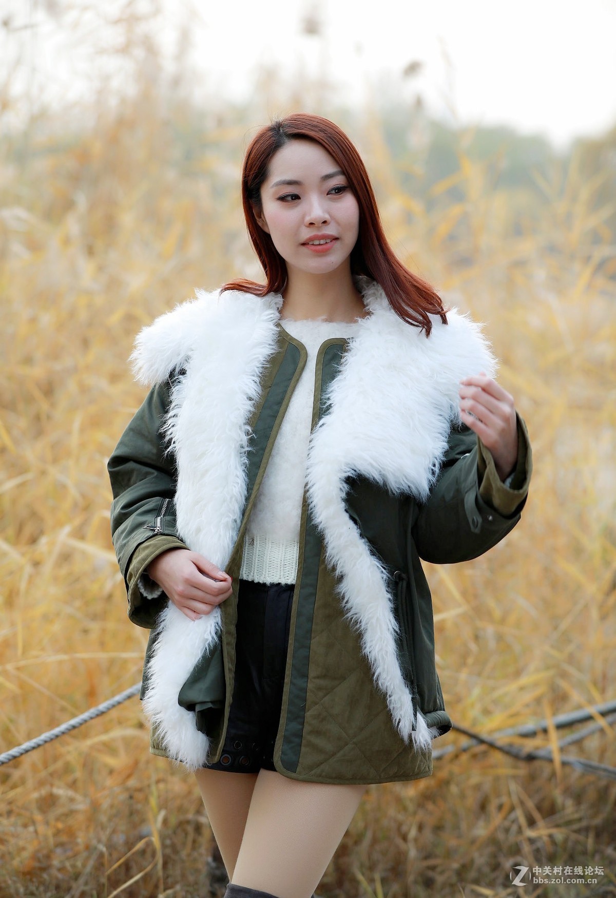 奥森公园秋拍人像