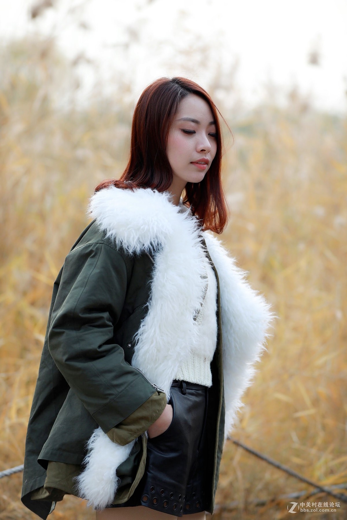 奥森公园秋拍人像