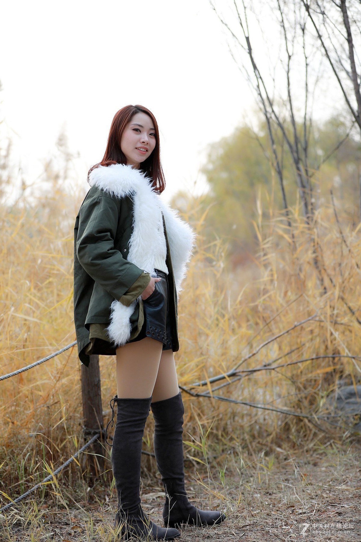 奥森公园秋拍人像