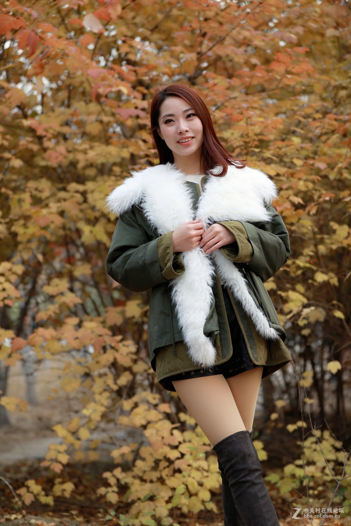 奥森公园秋拍人像