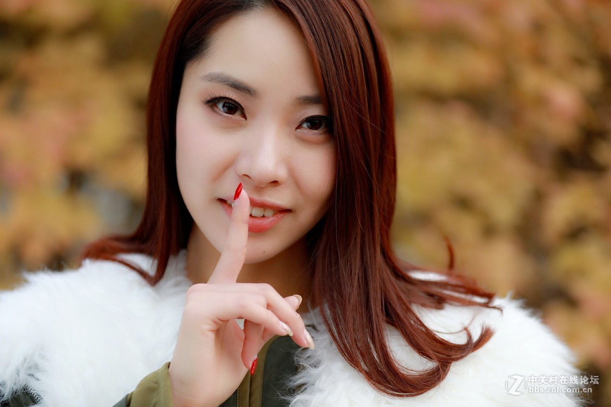 奥森公园秋拍人像