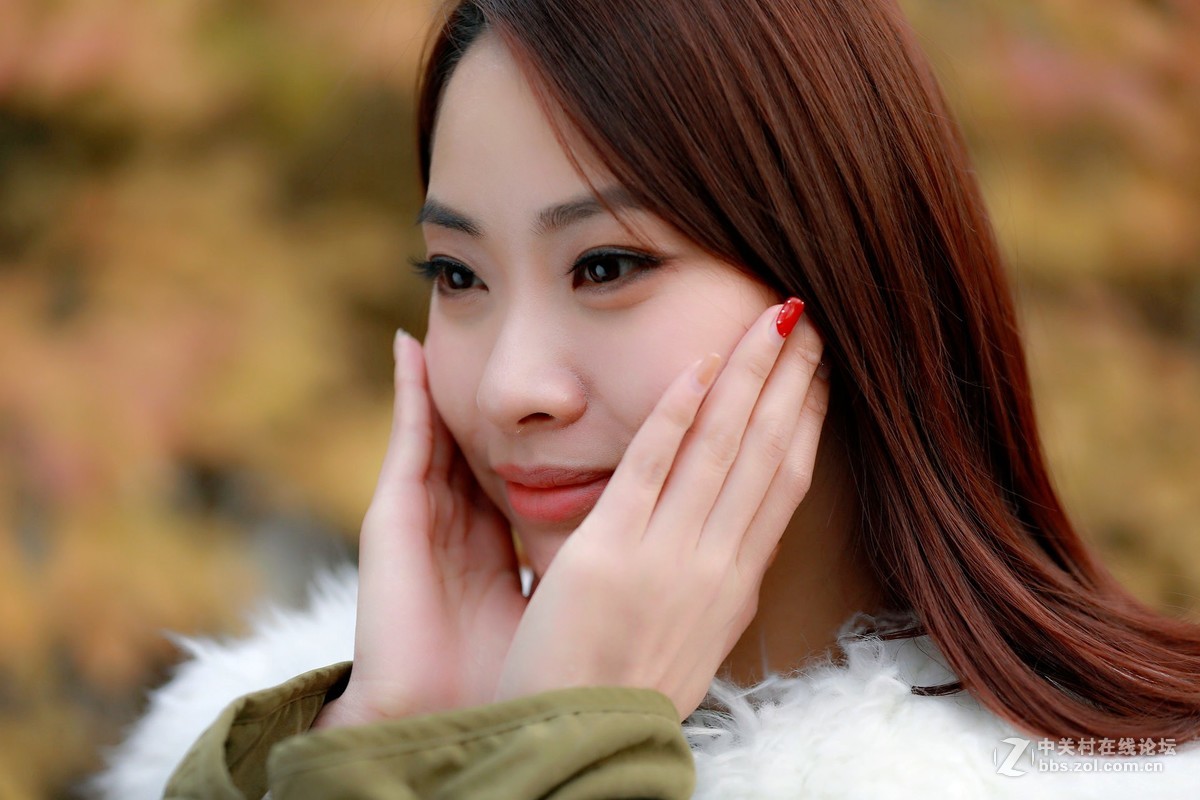 奥森公园秋拍人像