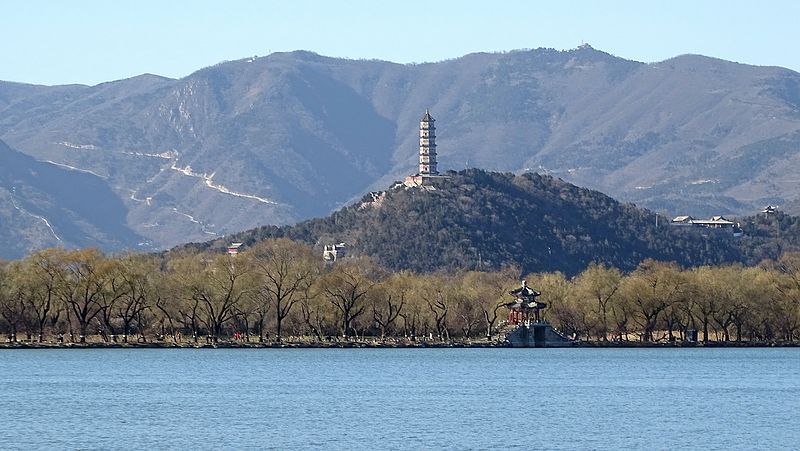 不同視角的頤和園冬景