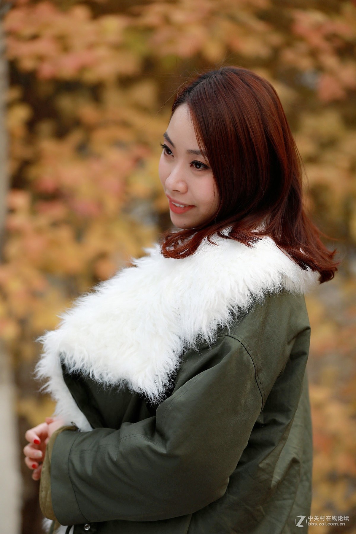 奥森公园秋拍人像