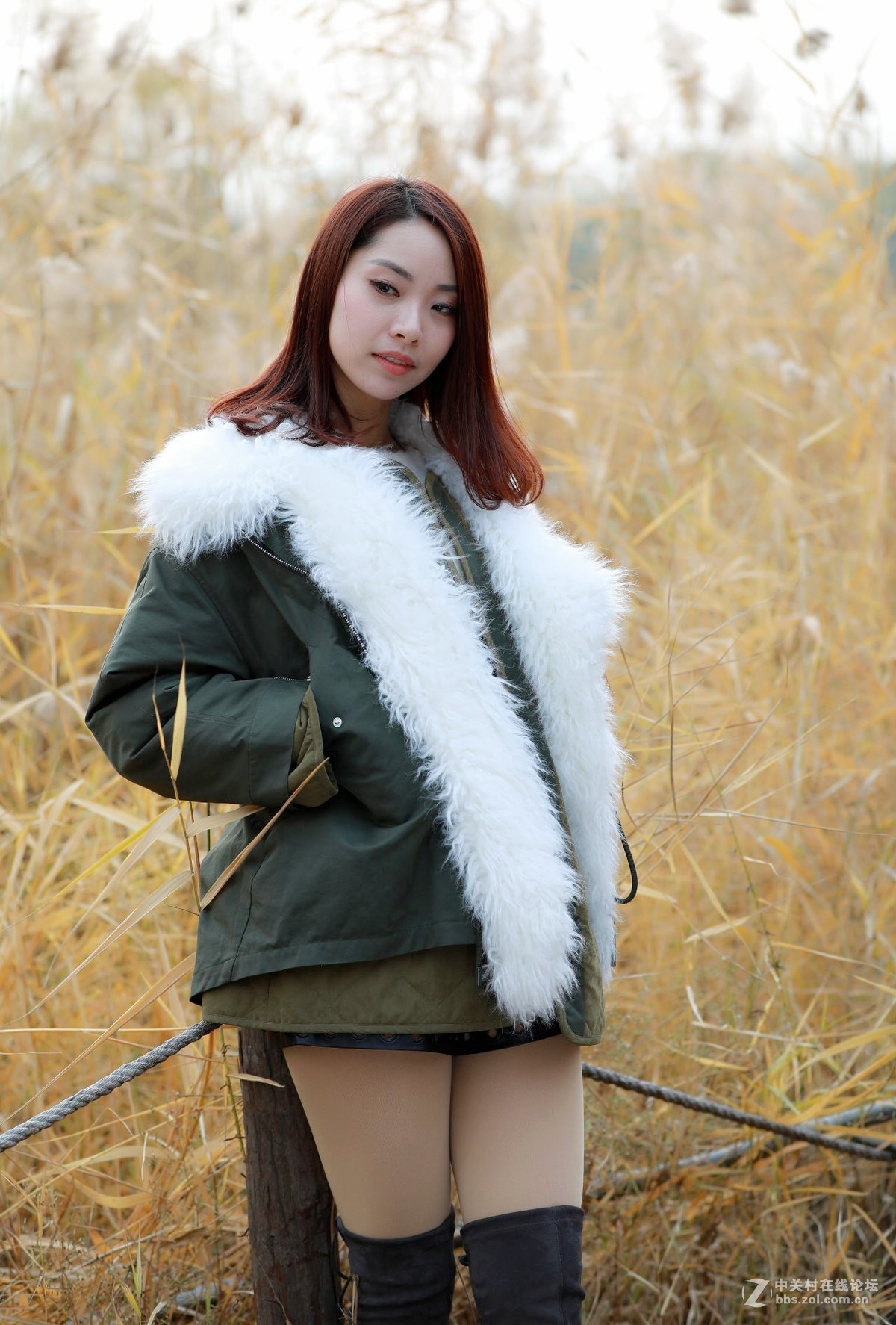 奥森公园秋拍人像