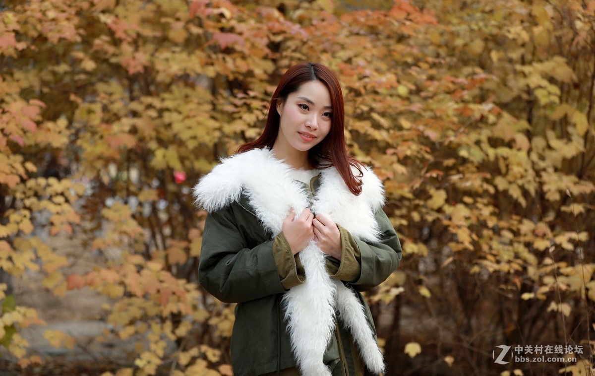 奥森公园秋拍人像