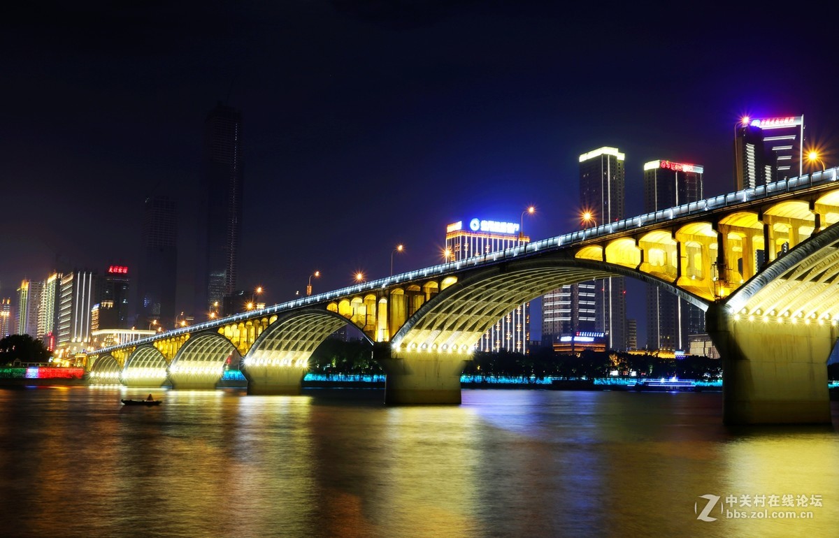 湘江两岸---夜景-中关村在线摄影论坛