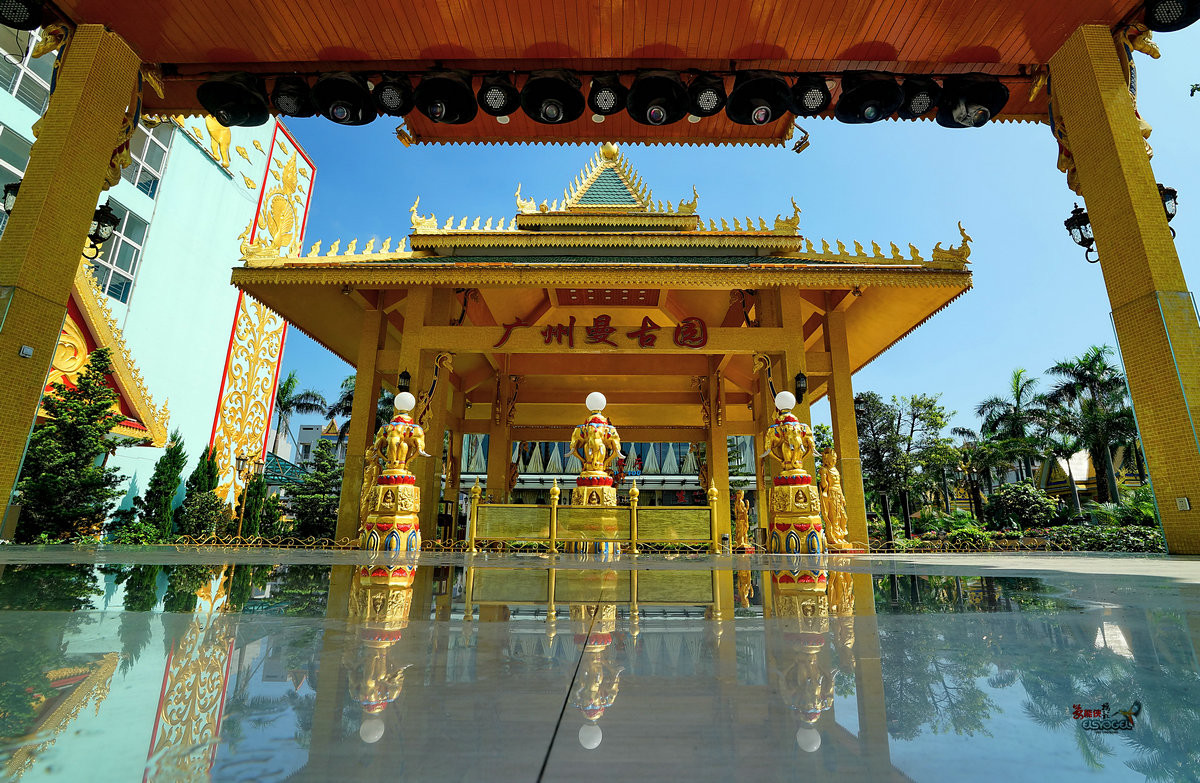 泰国风情广州曼古园景色