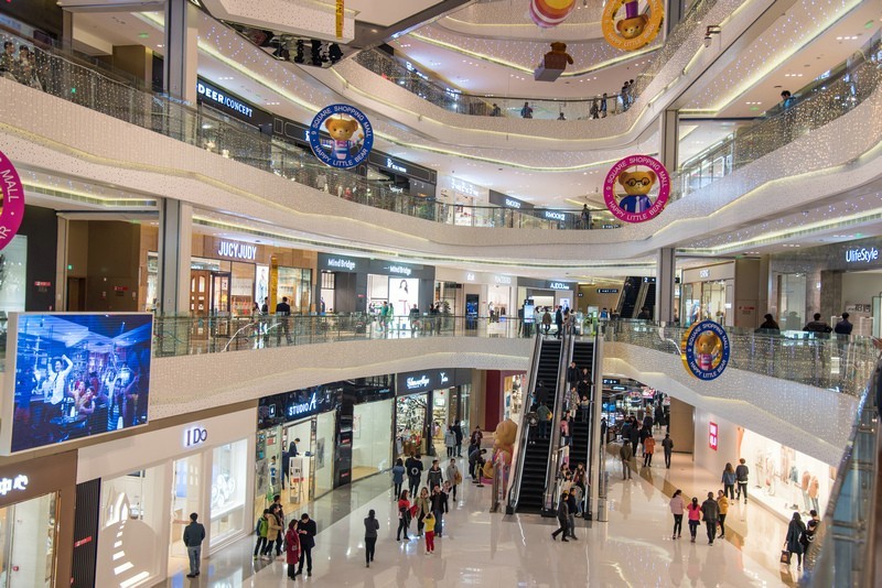 昆山九方城商厦的夜晚2