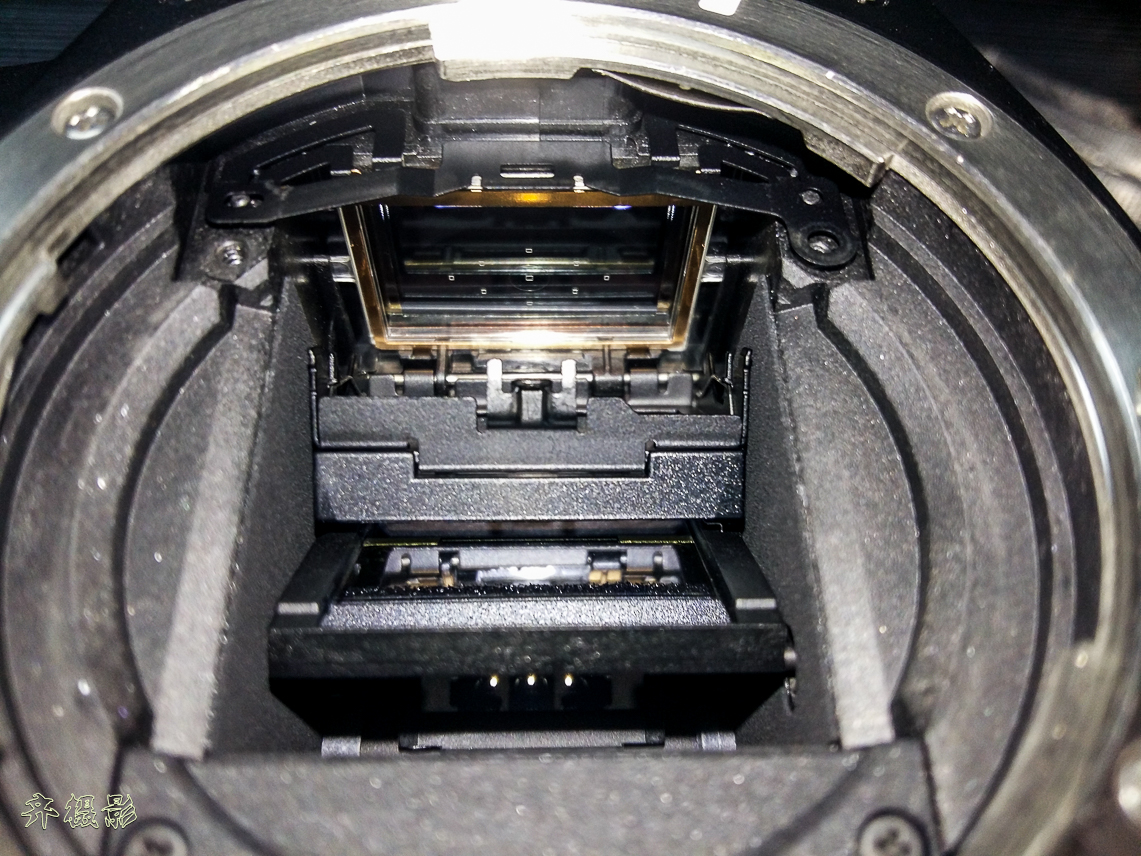 佳能单反相机取景器对焦屏灰尘清理（小齐实验）