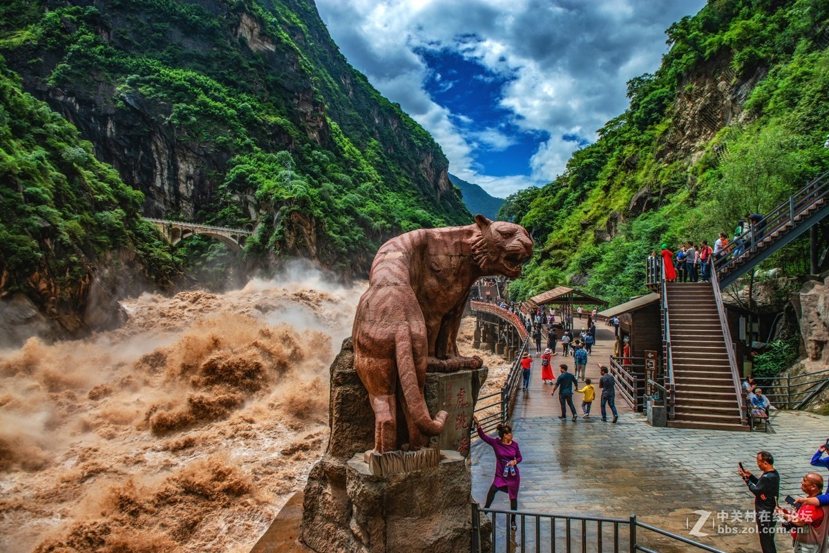 西藏旅游虎跳峡风光风景记实拍摄续
