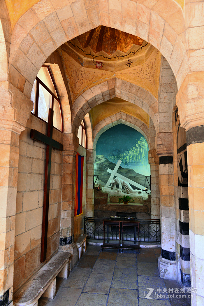 以色列旅游（11）-------耶稣背十字架走过的路（苦路）