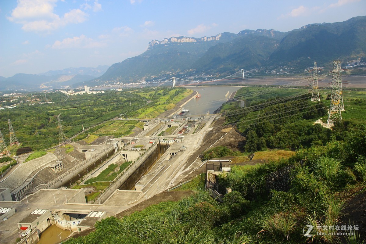 參觀三峽大壩罈子嶺